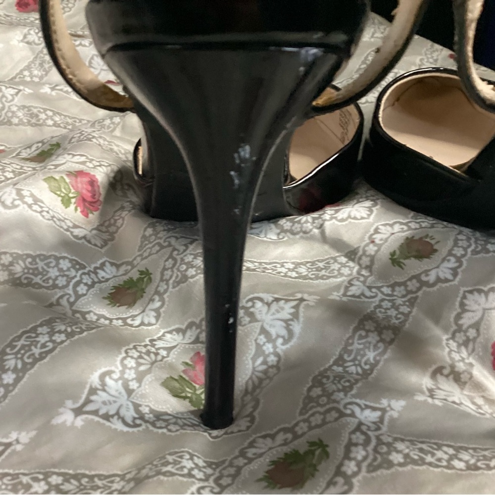 FRH Glossy Black Heels 9 - Picture 7 of 9
